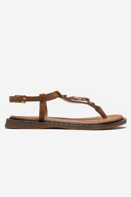 Tiana Sandal i Läder med Spänne - Image 4