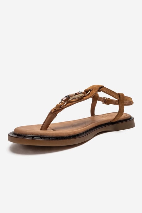 Tiana Sandal i Läder med Spänne - Image 6