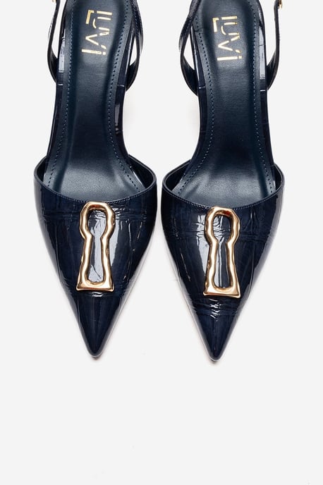 Yvella Spänne Spetsig Tå Stilettopump - Image 2