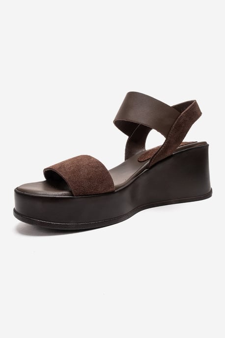 Lolanthe Leather Wedge Sandal - Image 6
