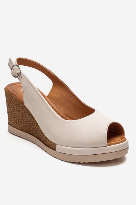 Helina Leather Wedge Sandal - Image 3