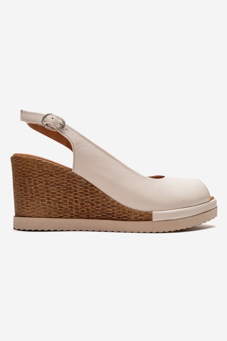 Helina Leather Wedge Sandal - Image 4