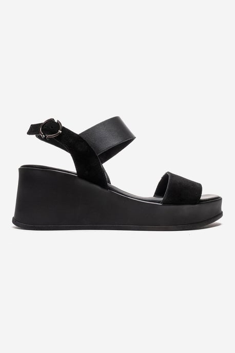 Lolanthe Leather Wedge Sandal - Image 4