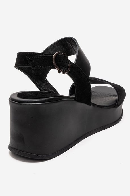Lolanthe Leather Wedge Sandal - Image 5
