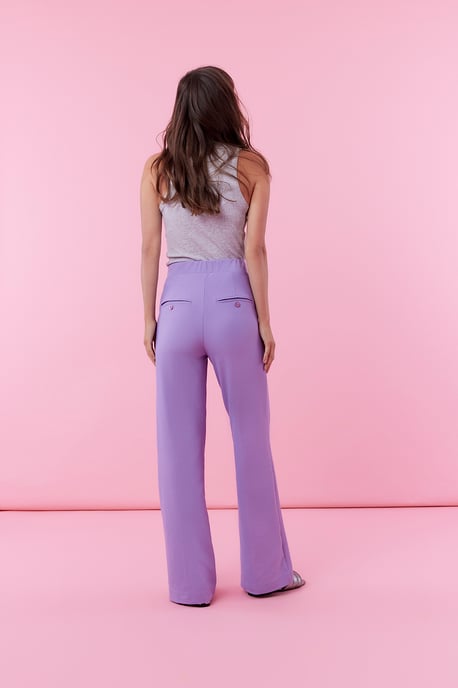 Corel Broek Lilly Wide Pants Paars - Image 3