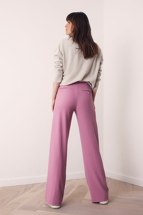 Corel Broek Lilly Wide Pants  Roze - Image 3
