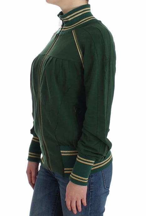 John Galliano Groene Neppitsshirt Trui Jas - Image 3