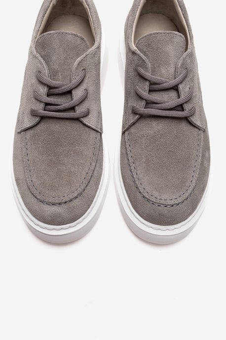Mareon Leren Veterschoen Sneaker - Image 2