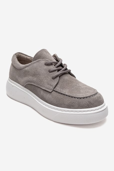 Mareon Leren Veterschoen Sneaker - Image 3