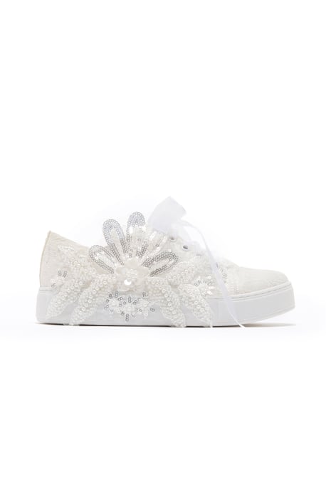 Lora Bruids Kant Sneaker - Image 2