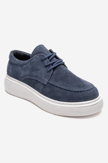 Mareon Leren Veterschoen Sneaker - Image 3