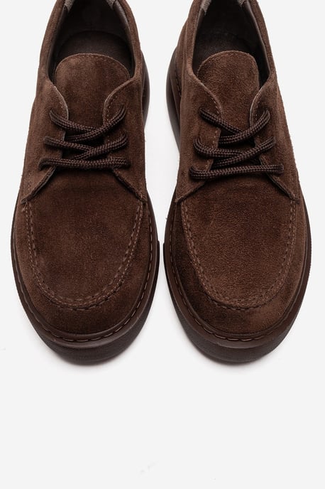 Mareon Leren Veterschoen Sneaker - Image 2