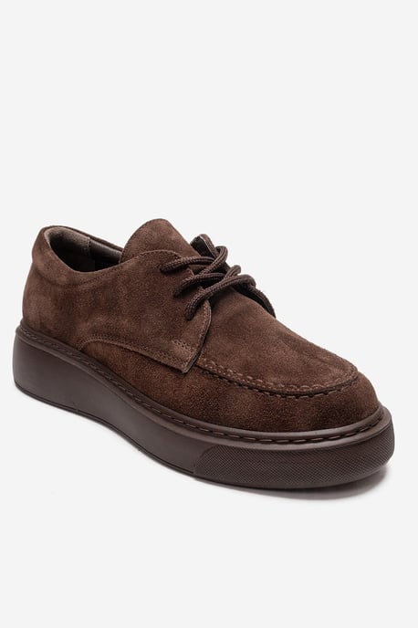 Mareon Leren Veterschoen Sneaker - Image 3