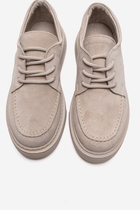 Mareon Leren Veterschoen Sneaker - Image 2