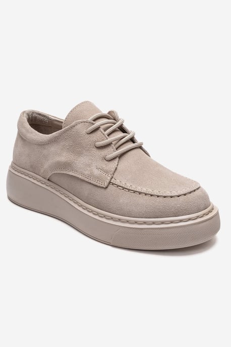 Mareon Leren Veterschoen Sneaker - Image 3