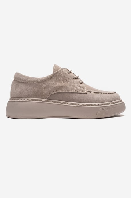 Mareon Leren Veterschoen Sneaker - Image 4
