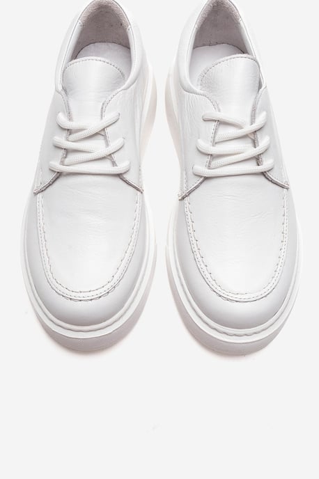 Mareon Leren Veterschoen Sneaker - Image 2