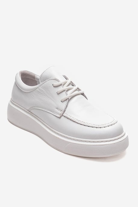 Mareon Leren Veterschoen Sneaker - Image 3