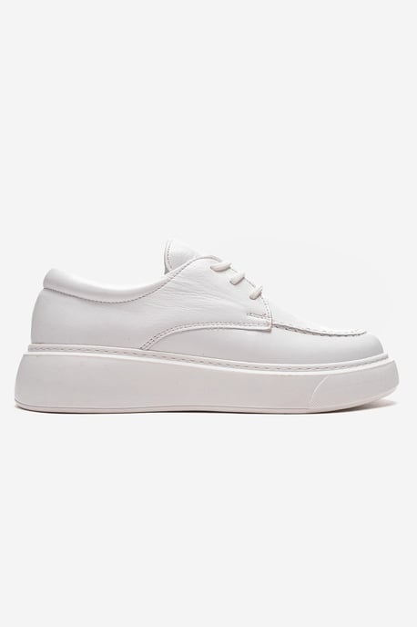 Mareon Leren Veterschoen Sneaker - Image 4