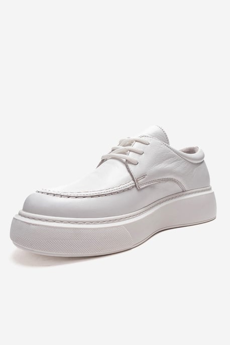 Mareon Leren Veterschoen Sneaker - Image 6