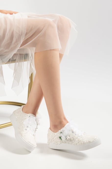 Rosalie Blomma Brud Sneaker - Image 4