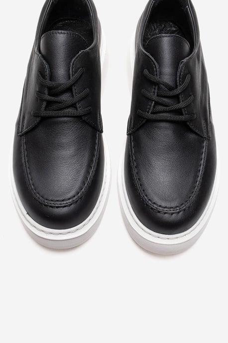 Mareon Leren Veterschoen Sneaker - Image 2