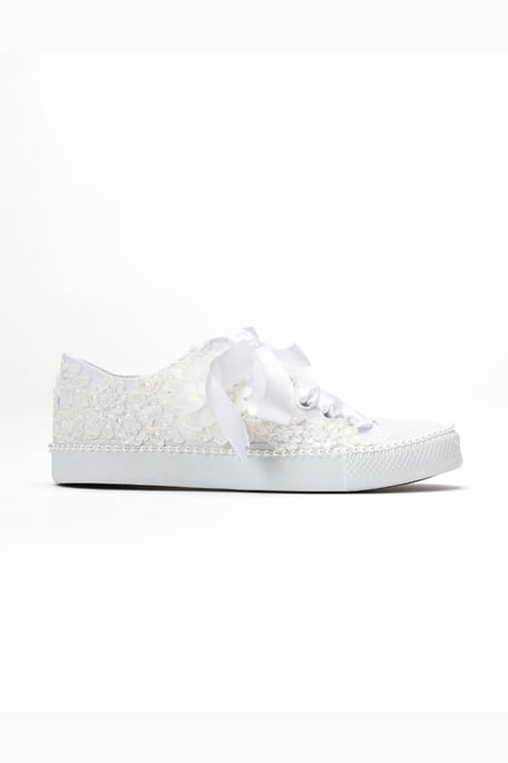Marvelle Parel Kant Bruids Sneaker - Image 2