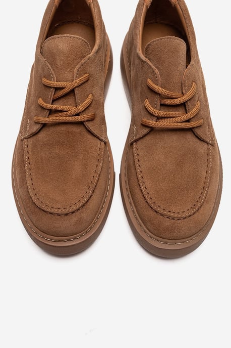 Mareon Leren Veterschoen Sneaker - Image 2