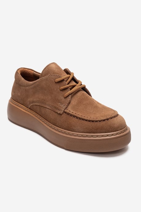 Mareon Leren Veterschoen Sneaker - Image 3