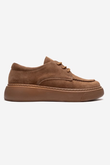 Mareon Leren Veterschoen Sneaker - Image 4