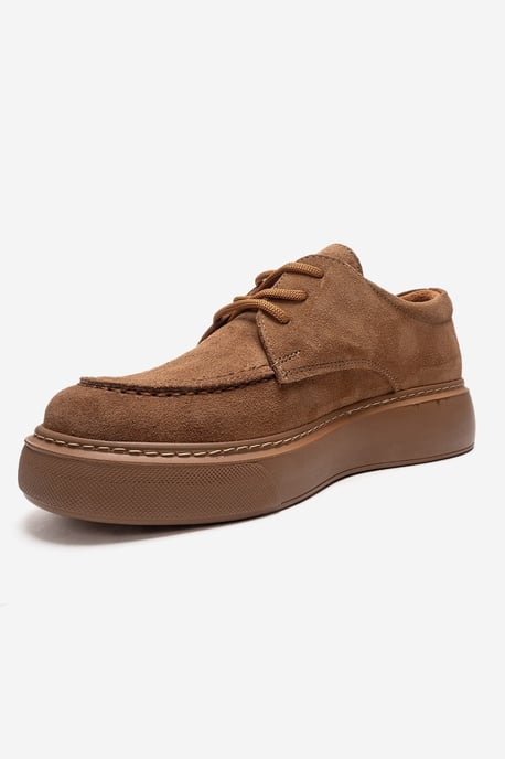 Mareon Leren Veterschoen Sneaker - Image 6