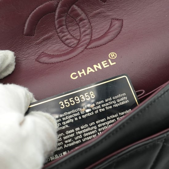 Chanel Vintage leren schoudertas, tijdloos/klassiek - Image 6