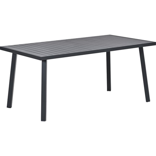 Garden Impressions Terni aluminium tuintafel 160x90 cm carbon black - Image 1