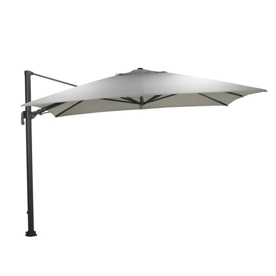 Garden Impressions Hawaii big pole ii parasol 350x350 cm carbon black royal zand - Image 1