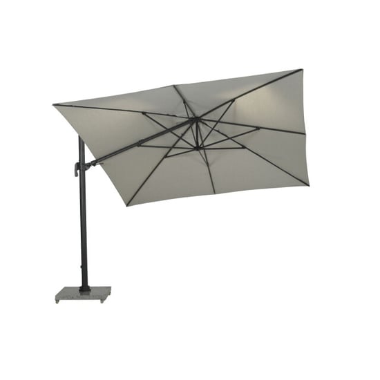 Garden Impressions Hawaii big pole ii parasol 350x350 cm carbon black royal zand - Image 2