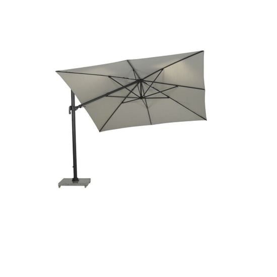 Garden Impressions Hawaii big pole ii parasol 350x350 cm carbon black royal zand - Image 6