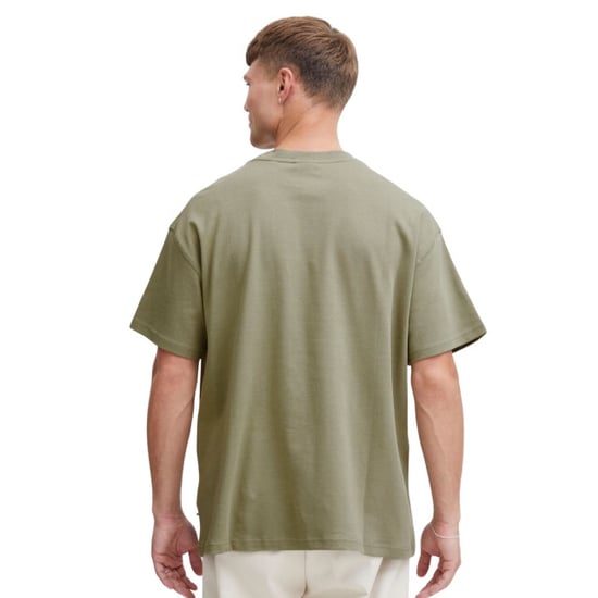 Solid Casual t-shirt heren - Image 4