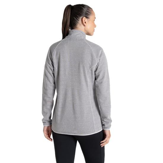 Craghoppers Dames/Dames Tarvos Full Zip Fleecejack (Lunar Grijs Marl) - Image 2