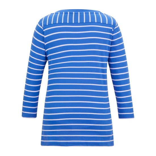 Regatta Dam/Ladies Baylette II randig T-shirt (Sonic Blue/White) - Image 2