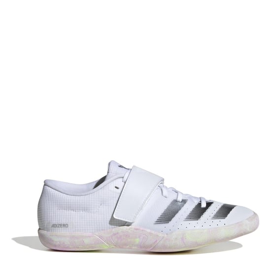 Men's adidas Adizero Throws Lace-Up Running Spikes in Ftwr White - Image 1