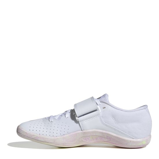 Men's adidas Adizero Throws Lace-Up Running Spikes in Ftwr White - Image 2
