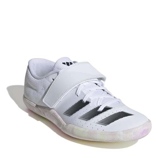Men's adidas Adizero Throws Lace-Up Running Spikes in Ftwr White - Image 3