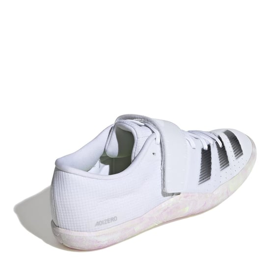 Men's adidas Adizero Throws Lace-Up Running Spikes in Ftwr White - Image 4
