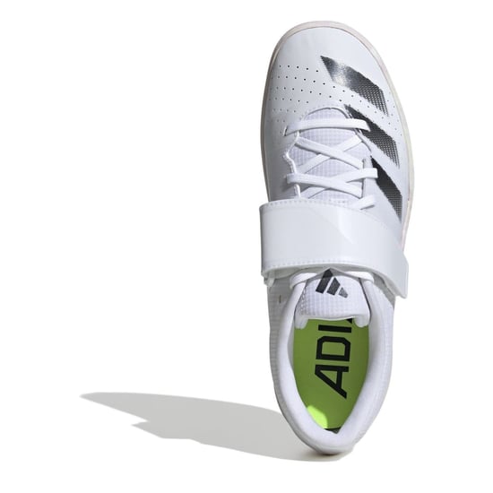Men's adidas Adizero Throws Lace-Up Running Spikes in Ftwr White - Image 5