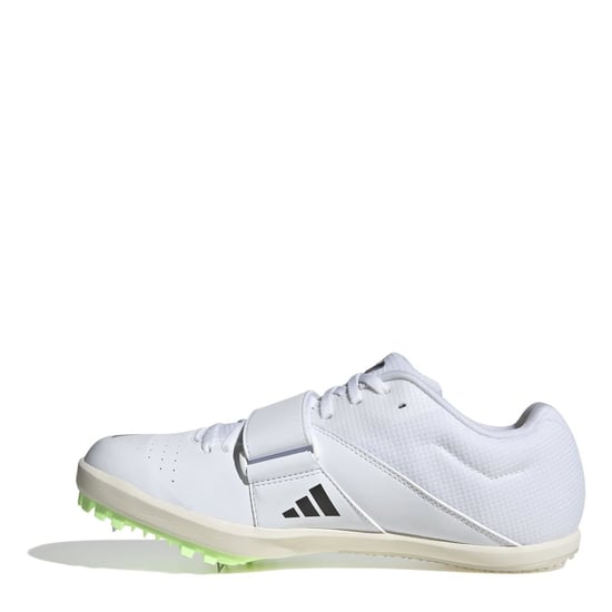 Men's adidas Jumpstar Lace-Up Low Top Running Spikes in Ftwr White - Image 2