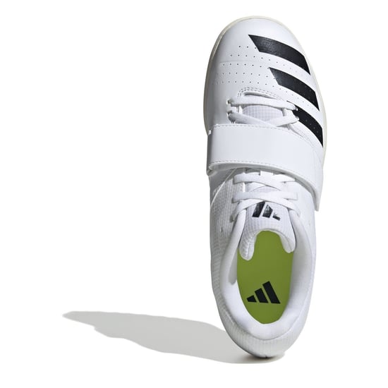 Men's adidas Jumpstar Lace-Up Low Top Running Spikes in Ftwr White - Image 5