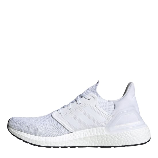 Men's adidas Ultraboost Running Shoes in Wht/Blk - Image 2