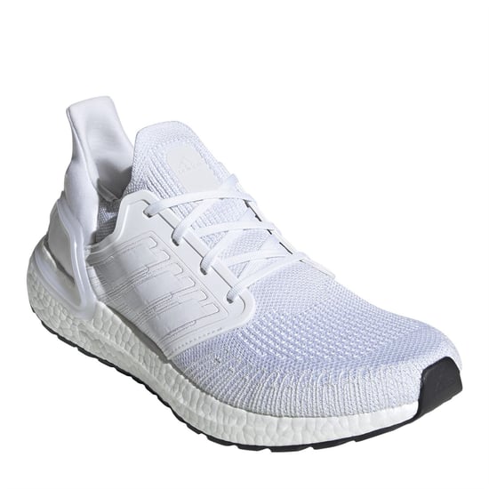 Men's adidas Ultraboost Running Shoes in Wht/Blk - Image 3