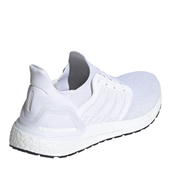 Men's adidas Ultraboost Running Shoes in Wht/Blk - Image 4