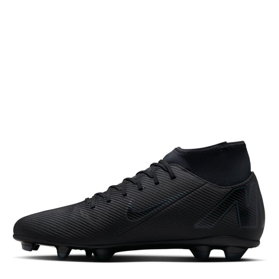 Men's Nike Mercurial Superfly 10 Club Adults Firm Ground Football Boots in Black/Green - Image 2